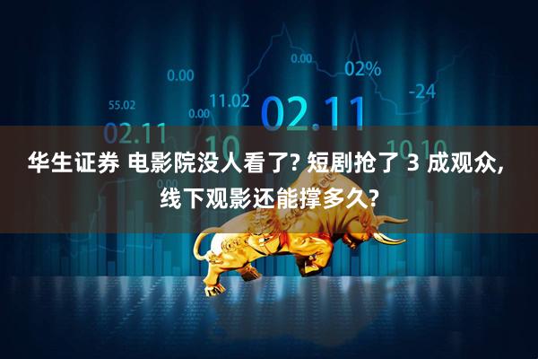 华生证券 电影院没人看了? 短剧抢了 3 成观众, 线下观影还能撑多久?